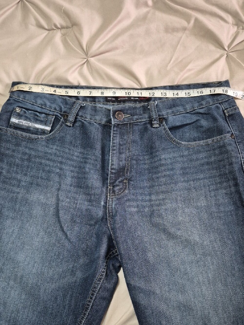 Ecko Unlimited Dark Wash Denim Jean Shorts - Picture 7 of 10
